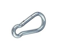 Porte mousqueton ''pompier'' diamètre 10mm en acier zingué - - 120G-10Z