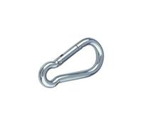 Porte mousqueton pompier diamètre 8mm en acier zingué 120 80Z