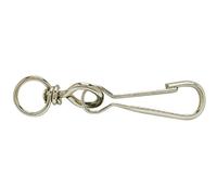 CHAPUIS - Blister de 2 Mousquetons simplex acier zingué 60mm