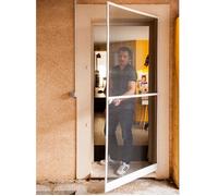 Porte moustiquaire cadre aluminium 215x100cm WERKA PRO