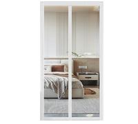 Porte Moustiquaire, De Balcon Anti-insectes 90 X 200 Cm, Plus Durable, Sans Danger For Les Griffes Chat, Solide, Ne Peut Pas Être Raccourcie(White,140x220cm)