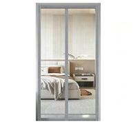Porte Moustiquaire, De Balcon Anti-insectes 90 X 200 Cm, Plus Durable, Sans Danger For Les Griffes Chat, Solide, Ne Peut Pas Être Raccourcie(Grey,120x220cm)