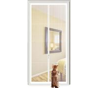 Porte Moustiquaire For Chat 100 X 210 Cm, Convient À La Taille De La Porte, Porte Moustiquaire À L'épreuve Des Animaux Domestiques, Écran Anti-rayures For Chien Et Chat Avec Fermeture Éclair For Salon