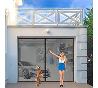 Porte Moustiquaire Magnétique 135 x 255 cm Fermeture Automatique Rideau de Anti-Insectes Pour Porte Patio Couloirs Empêche de Passer les Moustiques et Autres Bestioles Noir