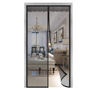 Porte moustiquaire,magnétique Les Rideaux Anti-insectes Pour Les Portes-fenêtres Peuvent Empêcher Les Moustiques Et Autres Parasites, Une Installation Rapide-Schwarz-B||100x215cm(39x84inch)