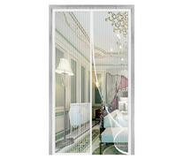 Porte moustiquaire,magnétique Les Rideaux Anti-insectes Pour Les Portes-fenêtres Peuvent Empêcher Les Moustiques Et Autres Parasites, Une Installation Rapide-Weiß-A||120x215cm(47x84inch)