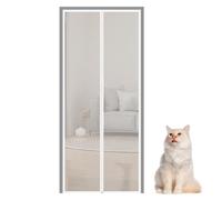Porte Moustiquaire Pour Chats,Porte Anti-Fugue pour Chats - Toile Adhésive Autocollante, Barrière Renforcée pour Appartement Balcon Cuisine Chambre Terrasse