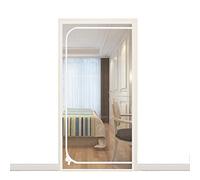 Porte Moustiquaire Renforcée For Chat, Porte Bébé For Taille De Porte 40''x 96'', Porte Moustiquaire Épaissie Résistante Aux Animaux Domestiques For Salon, Chambre, Cuisine, Terrasse, Chien Chat ( Col