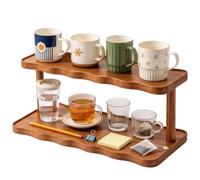 Porte-mugs Organisateur présentoir de rangement multi-niveaux de bureau | Présentoir mugs à café Pour Bar Café Maison Bureau Plan de Travail Comptoir Dortoir Cuisine Salle à Manger Deuxième étage