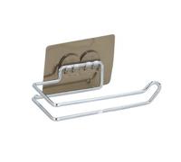 Porte-mur auto-adhésif pour papier toilette inox