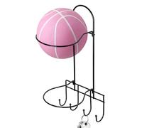 Porte murale de basket-ball, porte-bagages à billes | Présentoir de basket-ball Holdball Wall Monted Ball Rack | Boîtes de rangement spatial pas organisateur d'équipement de sport pour le football et
