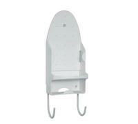 Porte murale planche à repasser support de rangement hôtel ménage fer électrique support suspendu support de planche à repasser Pour Buanderie(White)