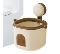 Porte murale sans perceuse-boîte de rangement montée pour aspiration pour salle de bain et chambre à coucher | Organisateur compact pour dentifrice, peignes, outils de maquillage et télécommande,