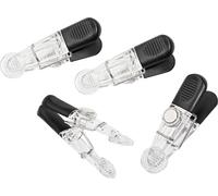 Porte-note magnétique WEDO GLOSSY set de 4 pièces noir/clair comme du verre