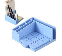 Porte-notes adhésives - distributeur de notes durable avec gabarit | Accessoire compact d’organisation pour bureau, support de Poşt-it en ABS pour télétravail, école et bureau
