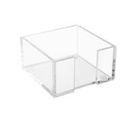 Porte-notes autocollantes | Organiseur de rangement portable en acrylique transparent | Porte-notes autocollantes de bureau | Pour bureau, maison, chambre, salle de ole, université, dortoir