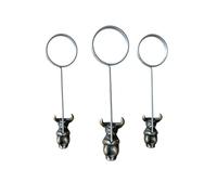 Porte-notes en métal avec signe du zodiaque avec statue miniature artistique, parfait pour la maison et le restaurant, réglage de la table, divisions du plan de travail