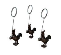 Porte-notes en métal avec signe du zodiaque avec statue miniature artistique, parfait pour la maison et le restaurant, réglage de la table, divisions du plan de travail