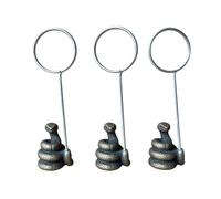 Porte-notes en métal avec signe du zodiaque avec statue miniature artistique, parfait pour la maison et le restaurant, réglage de la table, divisions du plan de travail
