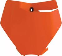 Porte-numéro avant orange Polisport Ktm Sx 125-150-250/sx-f 250-350-450/xc