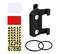 Porte-numéro de Course Cycliste - Fixation à Double Boulon, Support d'étiquette de vélo, ancrage de sécurisé, Support d'identification Ferme | Suport de Fixation Stable pour Le Cyclisme de COM