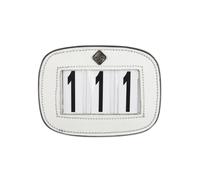 Porte-numéro de selle pour cheval LeMieux Blanc TU
