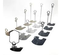 Porte-numéro de table en acier inoxydable