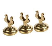 Porte-numéro de Table Mini en Métal, Forme U, pour Cartes et Menus | Or Élégant, Lot de Supports Créatifs, pour Hôtel et Mariage, Maintient Noms, Photos, Extraits