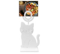 Porte-numéro de table | Petit support de photo de table | Porte-cartes de nom, support de présentation en forme de chat pour notes, hôtels, lieux à manger, maison