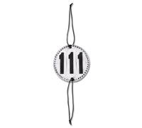 Porte-numéro équitation départ rond crystal Waldhausen Blanc TU