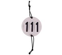 Porte-numéro équitation Q-essentials Prim (x2) Blanc TU