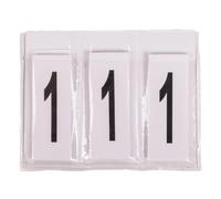 Porte-numéro équitation Q-essentials Start (x2) Blanc TU