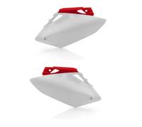 Porte Numéro Latéraux ACERBIS Rouges/Blancs Pour Honda 450 CRF R 2007-2008