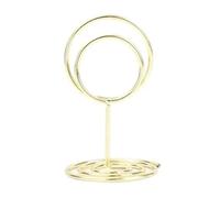 Porte-numéros de Table en métal, supports à clips for cartes, 1/4/8/12/24 pièces(Round,4PCS)