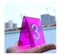 Porte-numéros de table, Lot de 10 numéros table en acrylique 7,9 x 6,1 8, cm, plusieurs tailles(31-40)