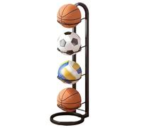 Porte-objets de basket-ball | Organisateur d'équipement de sport de garage indépendant | Support de balle organisateur d'outils de sport multi-usages facile à installer pour le volleyball