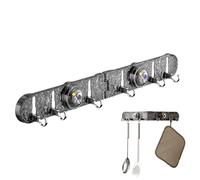 Porte-objets pour coin avec multi-crochets, organisateur mural pliable sans perçage, support d'angle à - pour amis adultes, hommes, femmes, maison, intérieur, garage, douche, cuisine, salle de bains