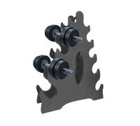 Porte-objets pour haltères - Support réglable avec structure en A à plusieurs niveaux, support organisateur en métal durable pour libres, kettlebell, équipement d'exercice | Rack robuste