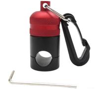 Porte-Octopus Plongée Aluminium Fermeture pour rapide Porte-Octopus | Mécanisme libération pour rapide, accès pour octopus pour facile, sécurité accrue, idéal , maniable(Red)