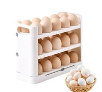 Porte-Oeufs pour Réfrigérateur,Distributeur à Gain de Place,Organisateur Œufs Grande Capacité | pour Congélateur Plan de Travail Garde-Manger Armoire Camping Appartement Ferme Maison