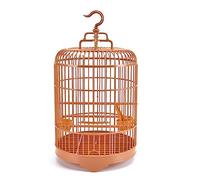 Porte-Oiseaux Affichage Birdcage Portable Rétro Oiseau Perroquet Cage Oriole Muffin Petite Villa Ronde Birdcage Cages pour Animaux