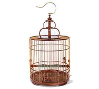 Porte-Oiseaux Cage de Voyage Respirante de Transporteur d'oiseau léger avec la Cage de Voyage de Cage d'oiseau d'alimentation for la Petite Cage d'oiseau Cages pour Animaux(C)