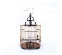 Porte-Oiseaux Cage de Voyage Respirante de Transporteur d'oiseau léger avec la Cage de Voyage de Cage d'oiseau d'alimentation for la Petite Cage d'oiseau Cages pour Animaux(A)