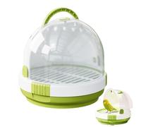 Porte-oiseaux | Cage de voyage transparente | Porteur de perroquet portable avec verrouillage | Cage de voyage idéale pour les promenades en plein air, les visites vétérinaires et la circulation des