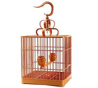 Porte-Oiseaux Combinaison à emporter Plaque de fumier Cage for Animaux de Compagnie rectangulaire étourneau Myna Montre Perroquet spécial Petite Cage à Oiseaux Cages pour Animaux