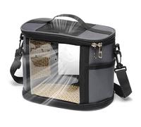 Porte-oiseaux - Étui De 12,99 X 9,06 X 8,86 Pouces, Sac De Transport Portable Pour Perruches, Cage Mobile Respirante Pour Hamster | Voyage Vacances Visites Vétérinaires Road Trips Camping En Plein Air