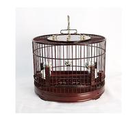 Porte-Oiseaux Petit Oiseau perché Cage en Bois Cage à Oiseaux en Acajou Vivant Fond Affichage Cage à Oiseaux Cages pour Animaux(A)