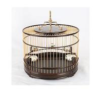 Porte-Oiseaux Petit Oiseau perché Cage en Bois Cage à Oiseaux en Acajou Vivant Fond Affichage Cage à Oiseaux Cages pour Animaux(B)