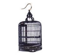 Porte-Oiseaux Petit Oiseau percher Cage Bois incrusté étourneau dôme Cage à Oiseaux modèle bâtiment Affichage Cage à Oiseaux Cages pour Animaux