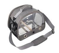 Porte-oiseaux - Porte-oiseaux Pliable Et Respirant Pour Petits | Sac De Voyage Perroquets, Mini Sac De Transport Pour Animaux De Compagnie Avec Perchoir Et Plateau Debout, Cage À
